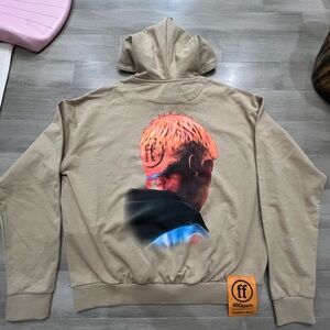 Forgotten Faces DYED HEAVY OVERSIZED- Hoodie Color Beige Size 2XL